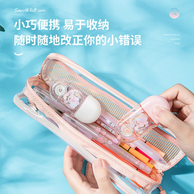 Cherry Blossoms Portable Correction Tape Kawaii White for Promotional Gift Stationery Student Prize School Office Supply correction tape