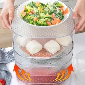 

Fresh Food Storage Box Insulation Dish Cover Meal Food Cover Thick Dust-Proof Heating Table Warm Rice Cover BV789