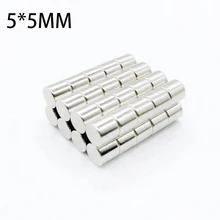 5*5 MM 10/50/100 PCS Neodymium Magnet Small Strong Round Permanent Electromagnet NdFeB Magnetic DISC