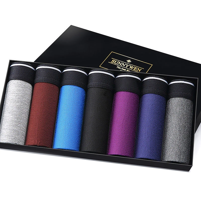 Lot Men's panties Fashion Men's Boxer Shorts Modal Boxer Shorts Winter Male Breathable Underwear Men underpants Hot