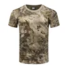 Camiseta táctica de camuflaje de manga corta para hombre, camiseta de combate de secado rápido, camiseta del ejército militar, camisetas de camuflaje para senderismo y caza ► Foto 2/6