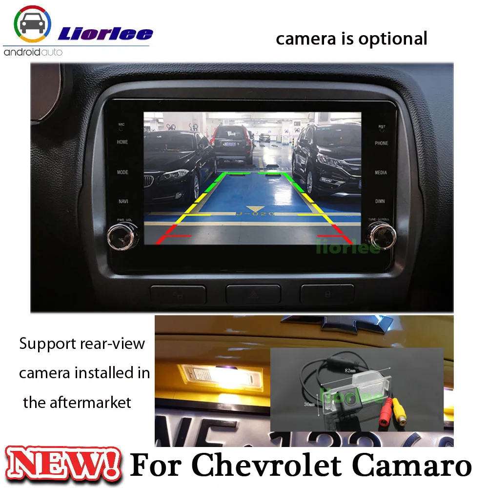 Car 2 Din Android Multimedia Player For Chevrolet Camaro 2010-2015 Stereo Radio GPS Navigation Carplay Mirror Link Wifi System