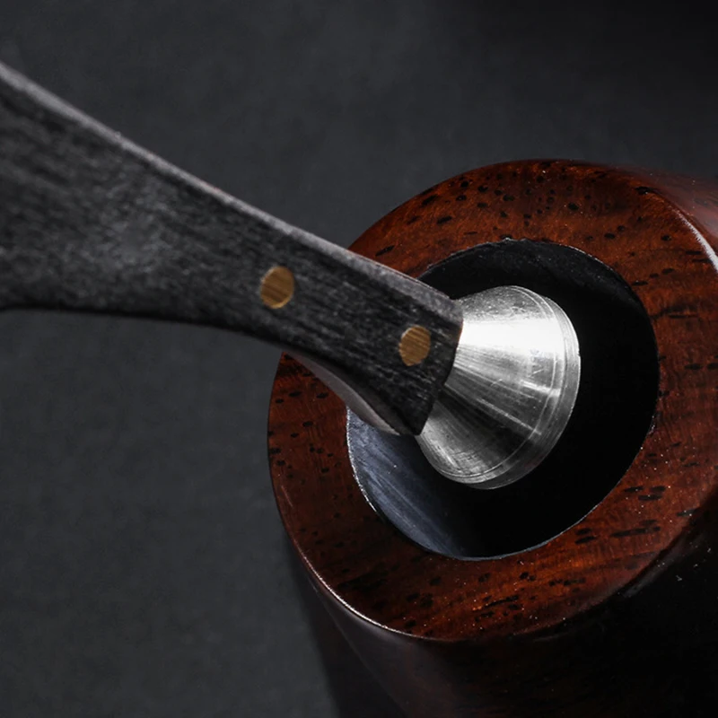 3in1 Smoking Pipe Tool Black Wood Tobacco Pipe Reamer Tamper Pokers Tool Smoking Accessories Cleaners