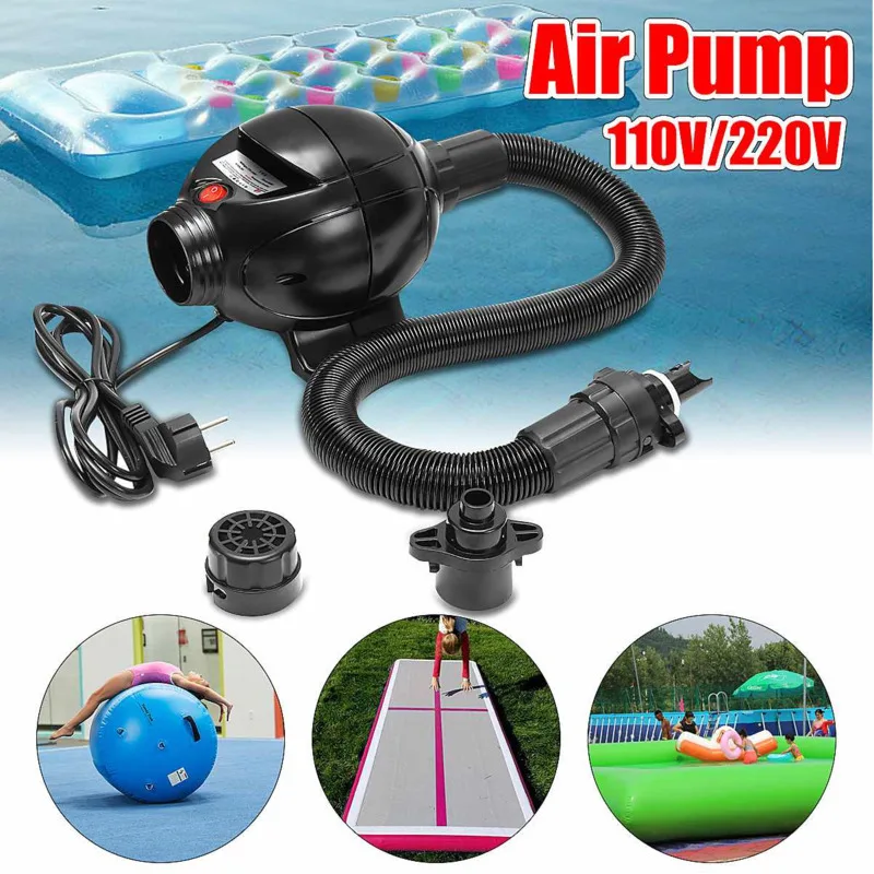 

110v/220v Electric Air Pump For Air Track Inflatable Gymnastics Tumbling Mat Outdoor Cushion Air Pump Inflatable Pump HW181