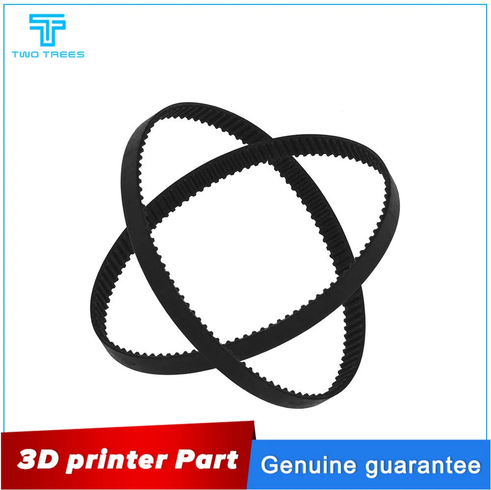 3D принтеры Запчасти GT2 закрытые зубчатый ремень для принтера резиновый ремень 2GT 6 мм 110 160 200 280 400 610 852 1220 мм синхронные ремни части