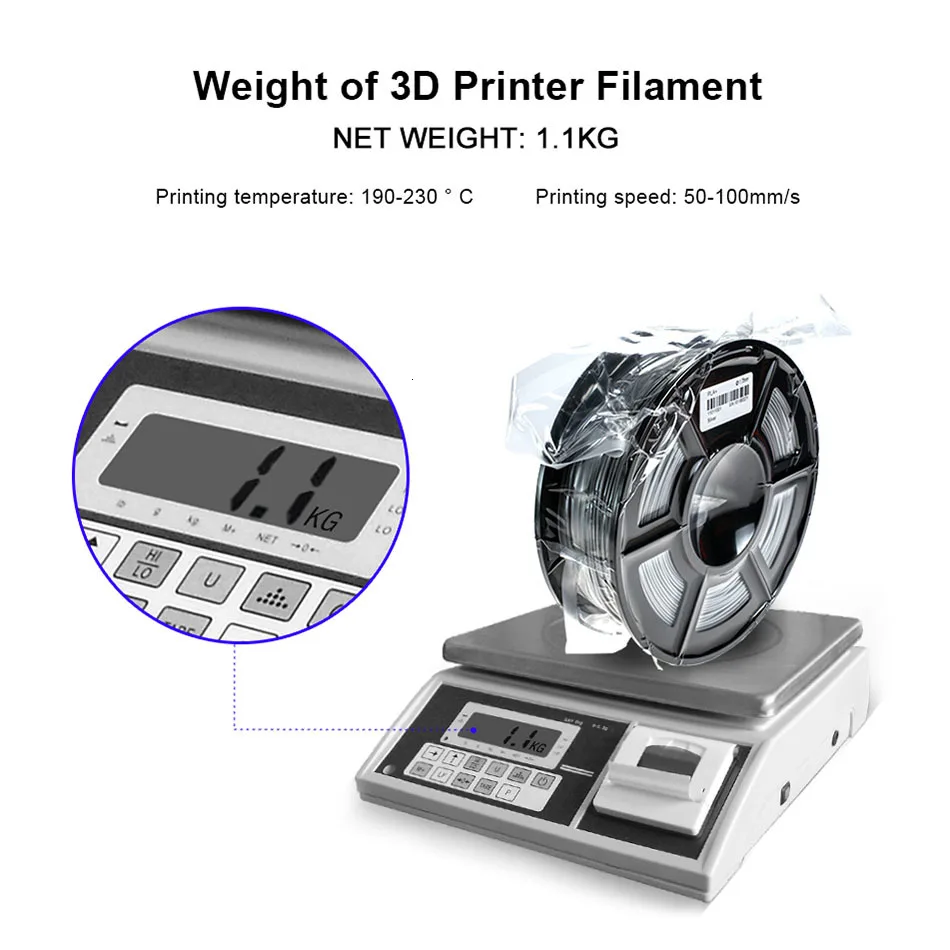 SUNLU PLA плюс 1,75 1 кг 3d печать материалов для FDM нити 3D Пластик PLA