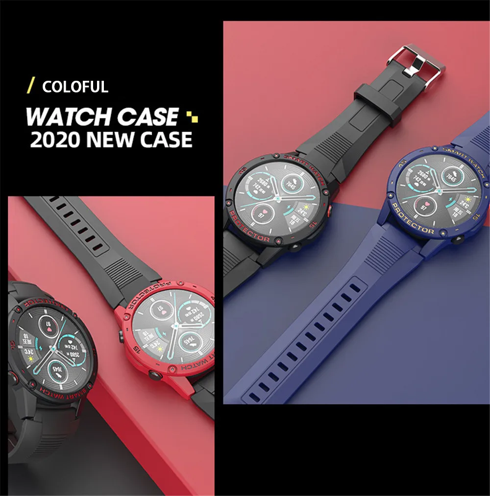 Huawei Honor magic2 46MM 스마트 워치 46mm TPU 스마트 워치 스케일 다이얼 소프트 보호 쉘 46mm 액세서리 용 시계 케이스