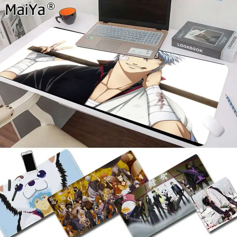 

Maiya Beautiful Anime GINTAMA All Members Jump Comic Anime Durable Rubber Mouse Mat Pad Rubber PC Computer Gaming mousepad