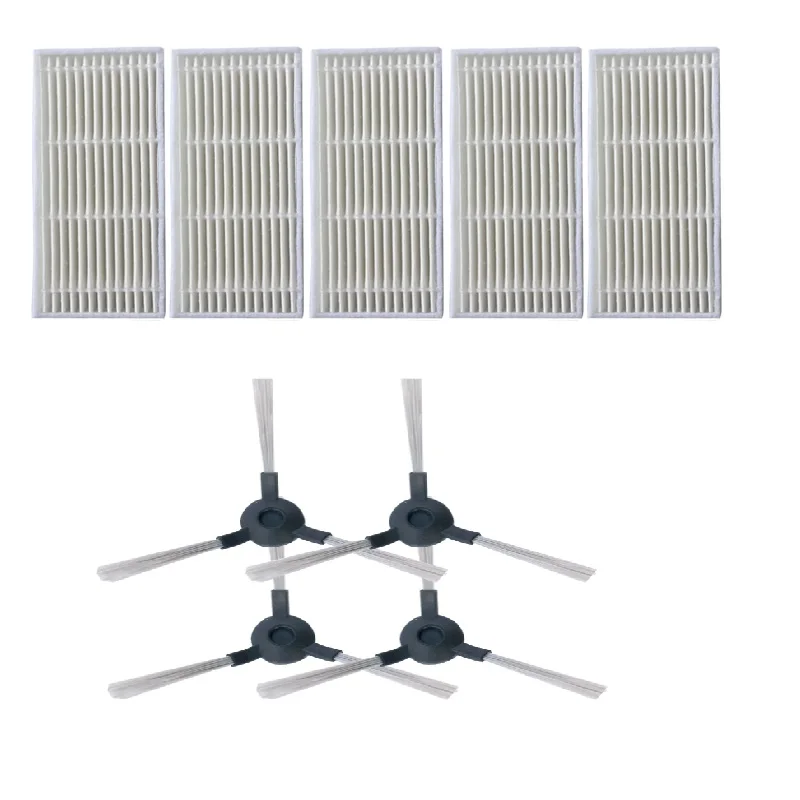 Escova Lateral Mais Kit Filtro para Midea Vcr06 Vcr07 Mr06 Mr02 Vacuum Cleaner Acessórios Peças de Eletrodomésticos Peças Lote