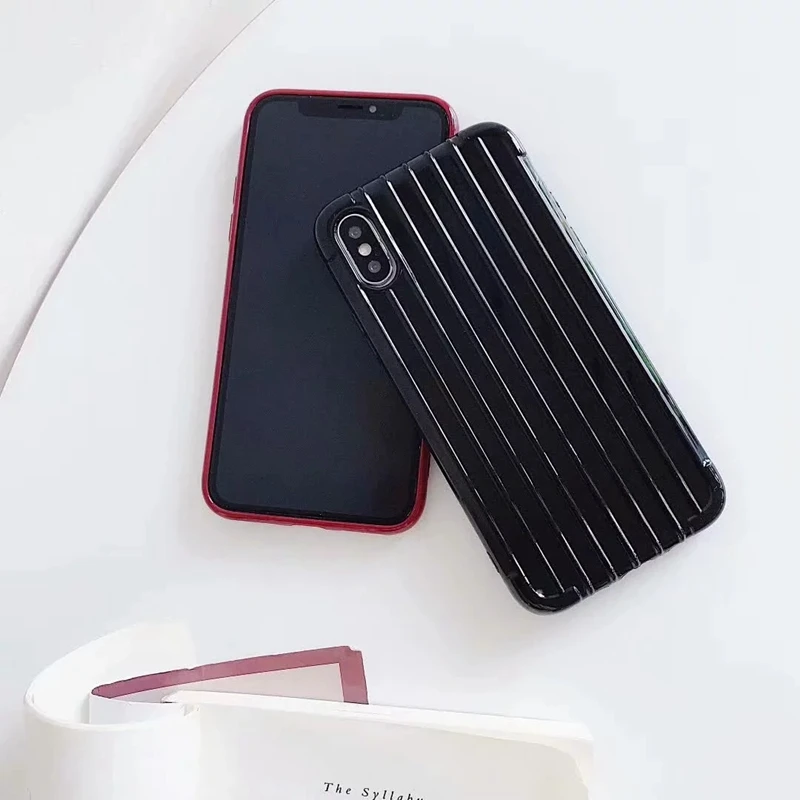 Чехол багажник для телефона iPhone 11 12 6 7 8 Plus X XR Xiaomi Mi Lite 9 CC9 CC9E A2 A3 Redmi K20 6A Note 5 Pro мягкий