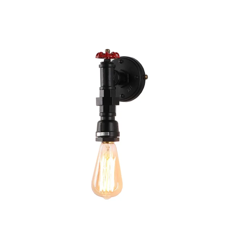 

Cross Border Hot Selling Industrial Feng Shui American-Style Loft Vintage Balcony Creative Restaurant Bar Lamps Iron Art Pipe Wa