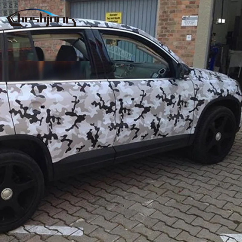 Black-White-Snow-Camouflage-Vinyl-Car-Film-04