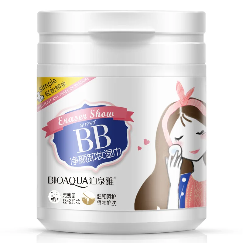 

Boquanya Net Yan Remover 100 Pieces Bottled Cotton Puff Water Moisturizing Cleaning Absorbent Cotton Wool