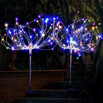 Iluminação e Decoração com Led de Carregamento Solar para Jardim Entradas Festas Casamentos e Outros