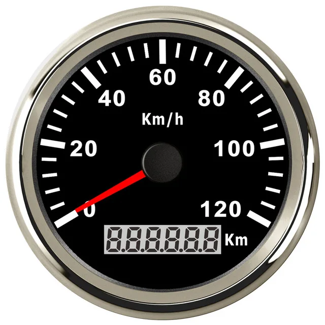 Универсальный 85 мм Цифровой gps спидометр 120 км/ч для автомобилей Грузовик двигатель авто с Подсветка 12V автомобильные аксессуары velocimetro Карро - Цвет: BS-120KL