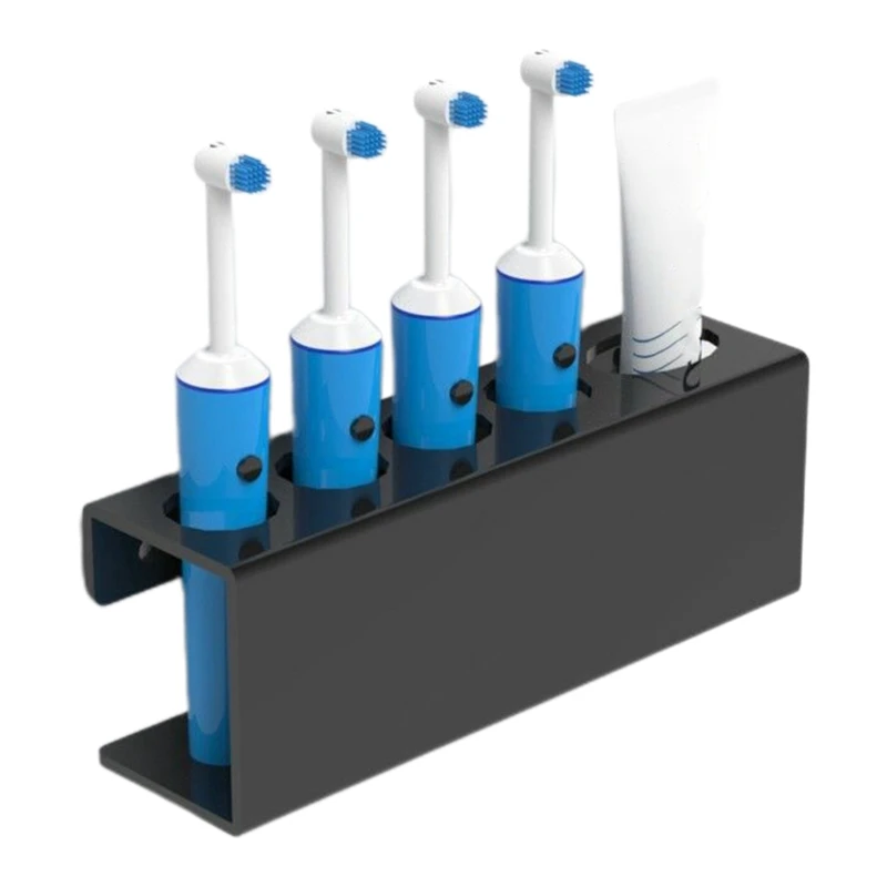 

1*Toothpaste Holder Wall Mounted Electric Toothbrush Storage Rack Bathroom Acrylic Toothpaste Holder