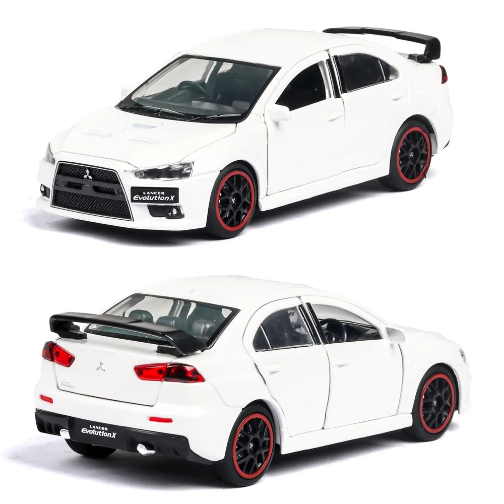 1:32 высококлассная модель спортивного автомобиля Mitsubishis EVO из сплава супер