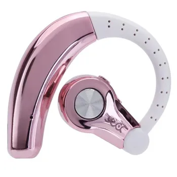 

Wireless Stereo Earplug Bluetooth Headphones Earphone 4.1 Single Battery English Version Rose Gold wireless Earphones Earbuds