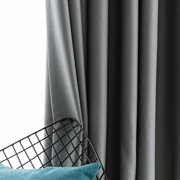

Modern High-end Blackout Curtain For Living Room Window Drapes For Bedroom Curtains Fabrics Ready Made Finished Blinds Tend001#4