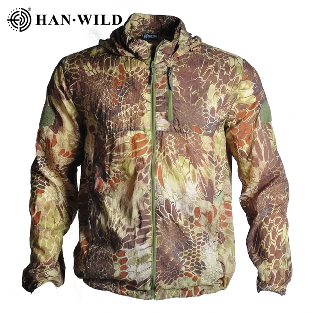 2022 FIshing Clothing Anti-UV Sun Protection Outdoor Hiking Jacket Anti-mosquito Long Sleeve Shirt Quick Dry Camouflage Hooded Jungle python