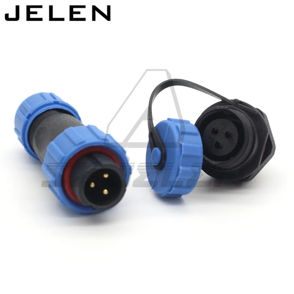 Description Picture 5 of itemSP13 3Pin Waterproof  Connector,IP68,Cable Connector,Plug and socket.connectors auto,electrical connectors
