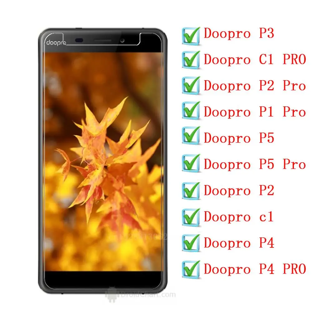 

Ultra Thin Tempered Glass For Doopro C1 P2 P3 P4 P5 Pro Toughened Screen Protector Film Protective Screen Case Universal