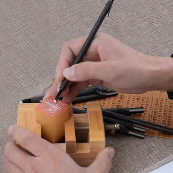 

10Pcs Stone Carving Knife Wood Carving Chisels Knife Tungsten Steel Woodworking Set Rubber Stamps Hand Tools