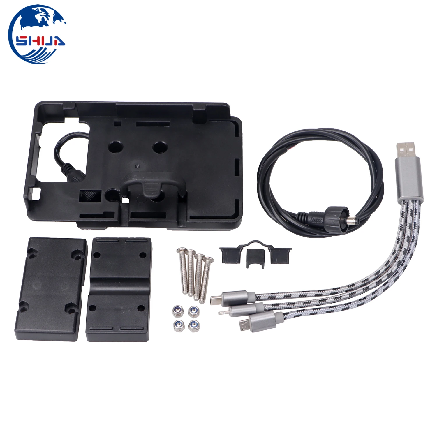 Мобильный телефон USB навигации кронштейн мотоцикла зарядка через крепление для