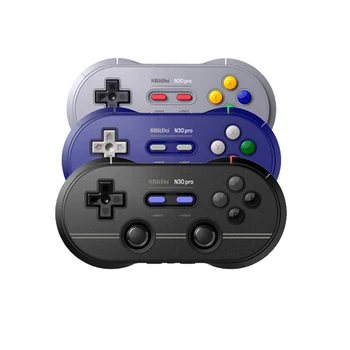 

Retro Bluetooth Wireless Game Controller Full Key Position Handle Custom Button Continuous Sending N30 PRO 2 Gamepad