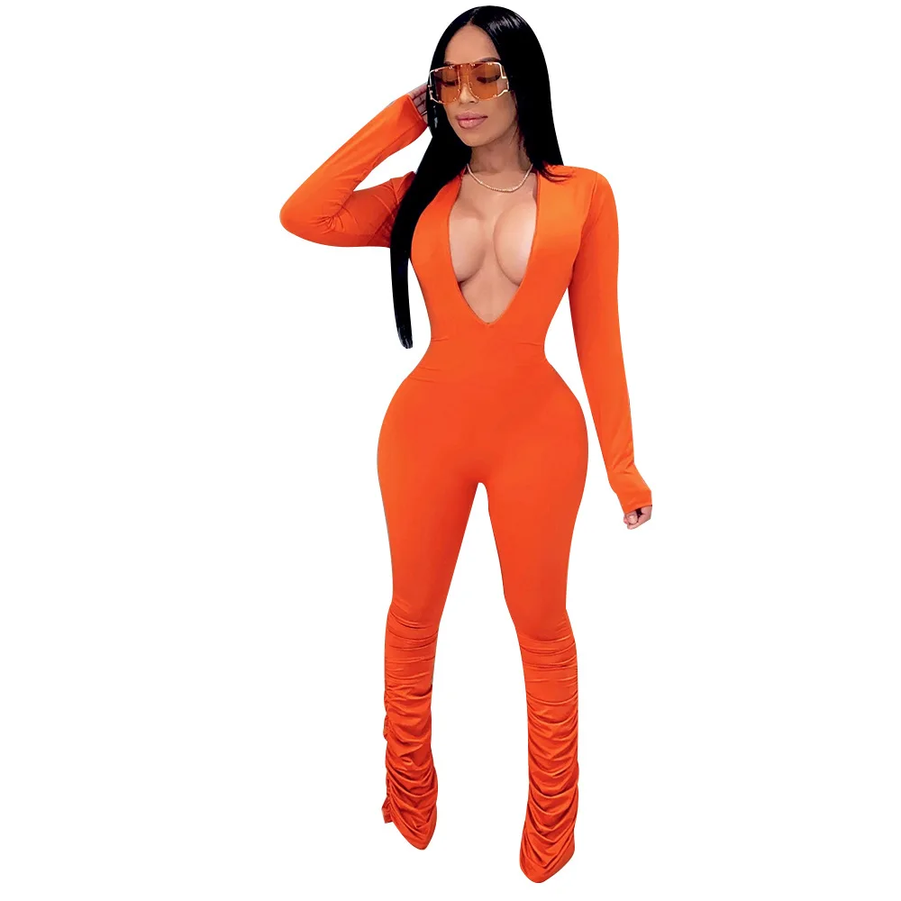 Women Jumpsuit Solid Color