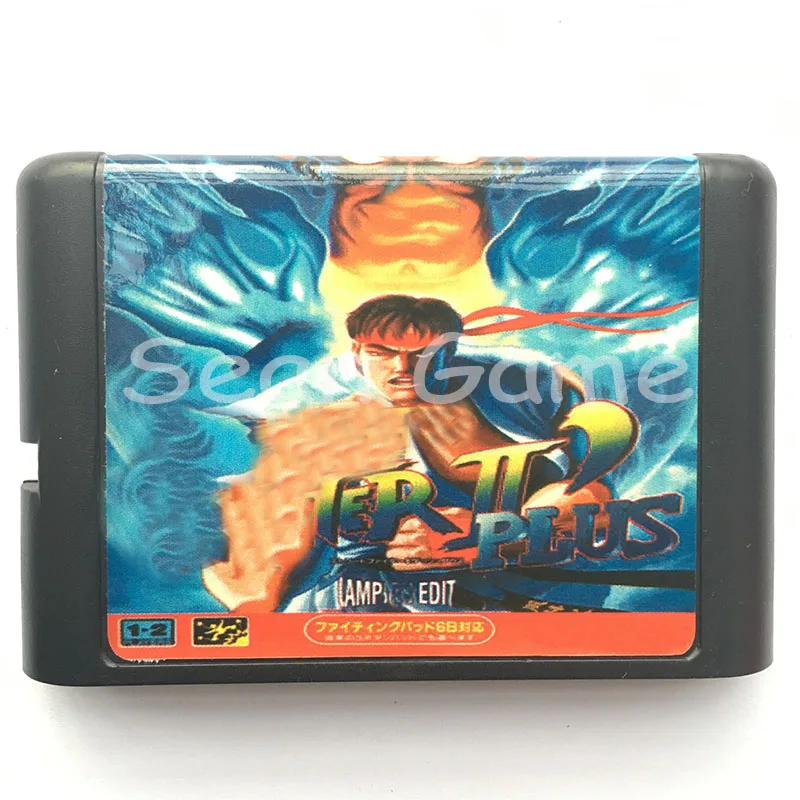 16 бит sega MD игры Super World/Bros/Plus II/Po Ran карты для sega Megadrive бытие - Цвет: Plus II