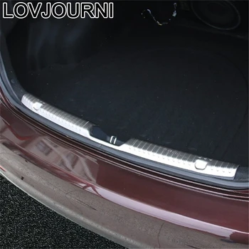 

Trunk Rear Panels Foot Pedal Exterior Automovil Automobile Auto Bright Sequins Decoration Sticker Strip 16 17 18 FOR Kia Cerato
