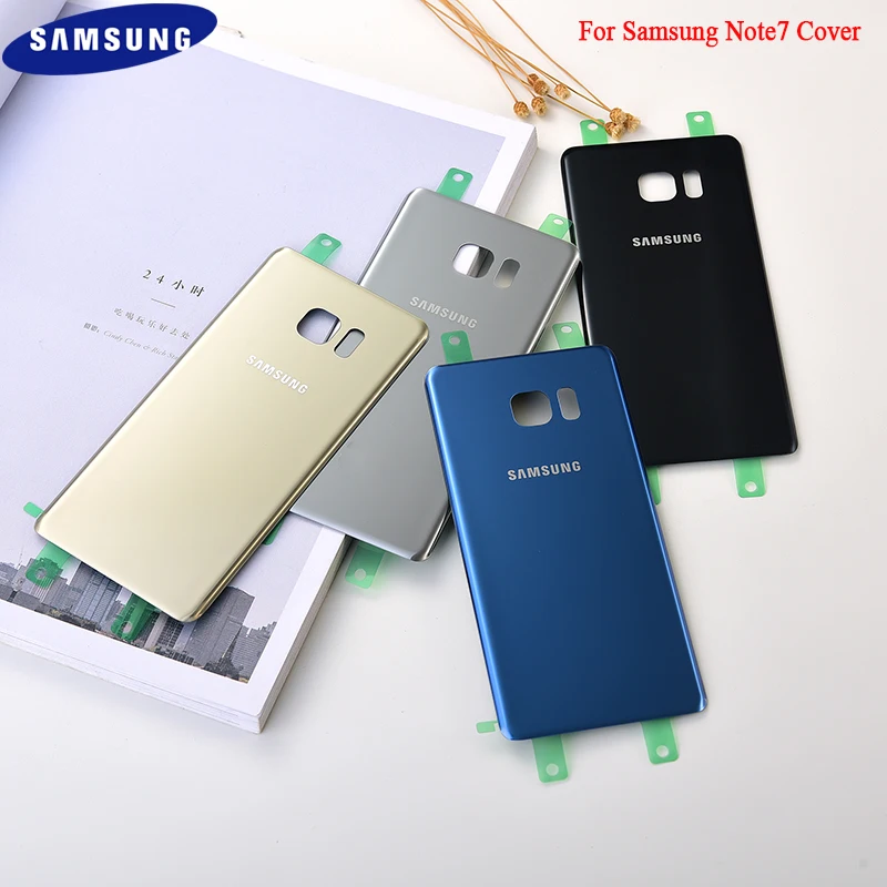Samsung Galaxy Note 7 стеклянная задняя крышка для батареи запасные части задней панели