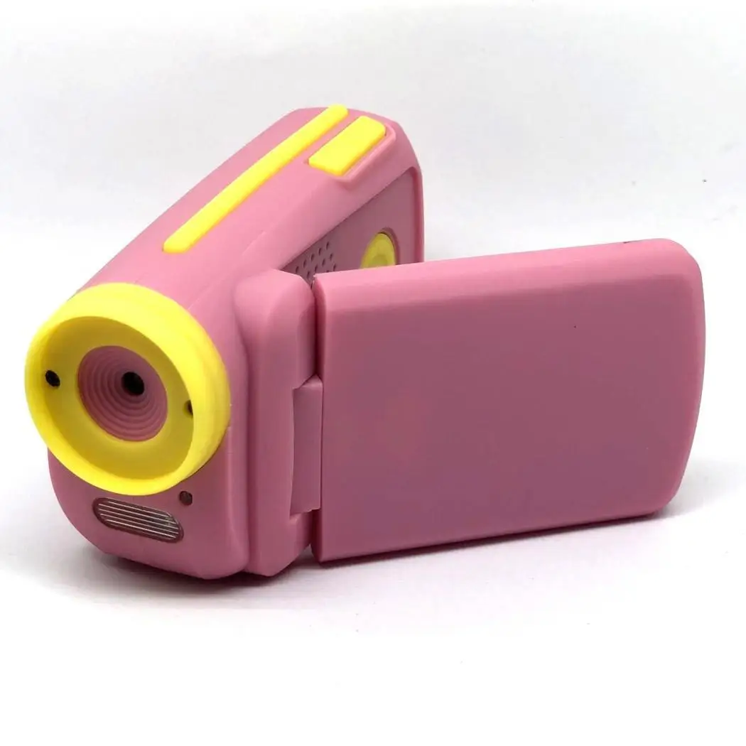 Мини Детская видеокамера детские развивающие игрушки для детей детские подарки на день рождения Подарочная цифровая камера 1080P проекционная видеокамера - Цвет: pink dv21