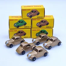

Lot Of 5Pcs DeAgostini 1:43 Dinky Toys 35A Simca 5 Diecast Models Car Brown