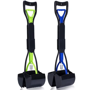 

Foldable Pet Poop Waste Picking Rake Portable Long Handle Is Easy to Use, Can Be Used for Grass and Soil Picking 2 Pack