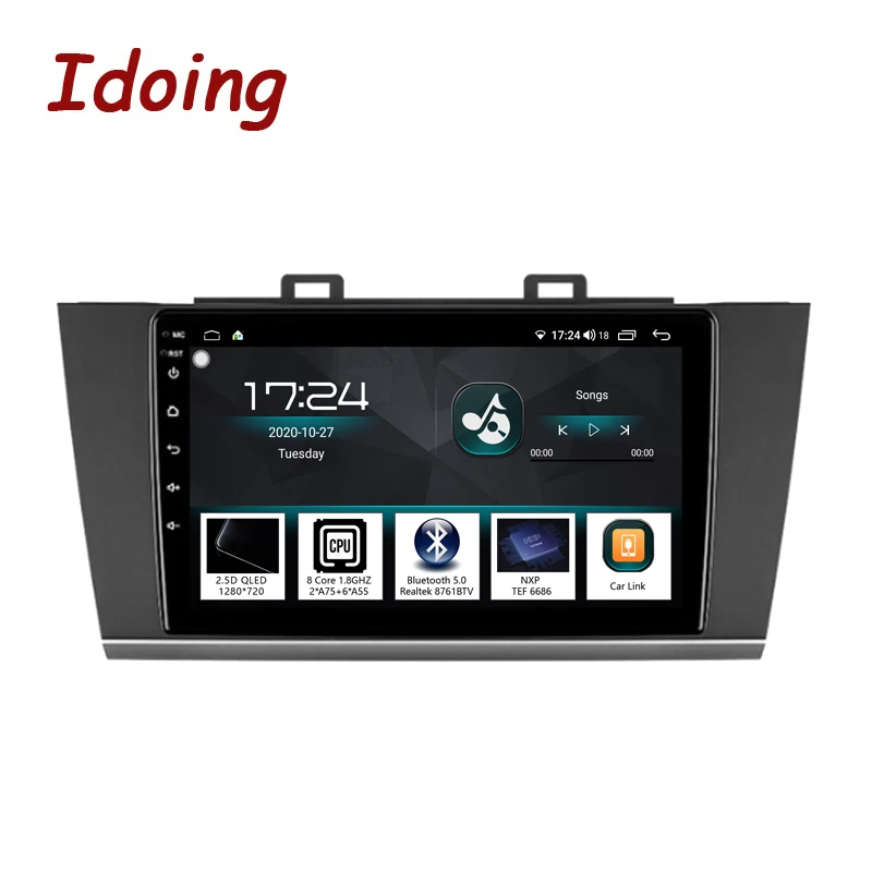 Idoing 9 &quotAndroid авто радио DSP мультимедийный плеер для Subaru Outback 5 2014 2018 Legacy 6 2017 GPS