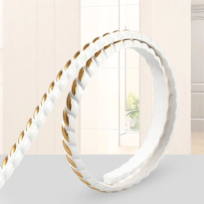 Mirror Frame Edging Self adhesive Frame Strip 3D PVC Wall Edge Corner