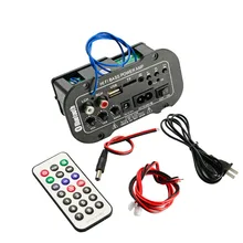 블루투스 디지털 앰프 보드 30W 오디오 앰프 USB dac FM 라디오 자동차 스피커 amplificador
