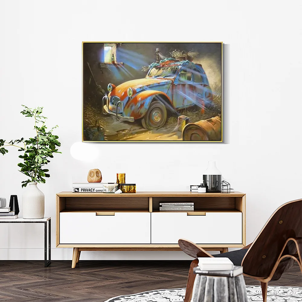 Huacan 5d Full Drill Square Diamond Painting Car Diamond Embroidery Cross-stitch Cartoon Home Decoration Handmade Gift