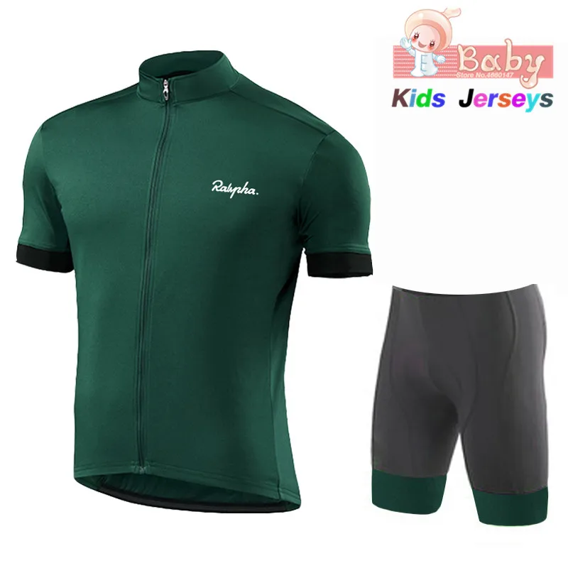 Детская однотонная велосипедная футболка в комплекте, летняя одежда для детей Pro Team SPECIALIZEDING Mtb с коротким рукавом, одежда для велоспорта, Ropa Ciclismo - Цвет: 4