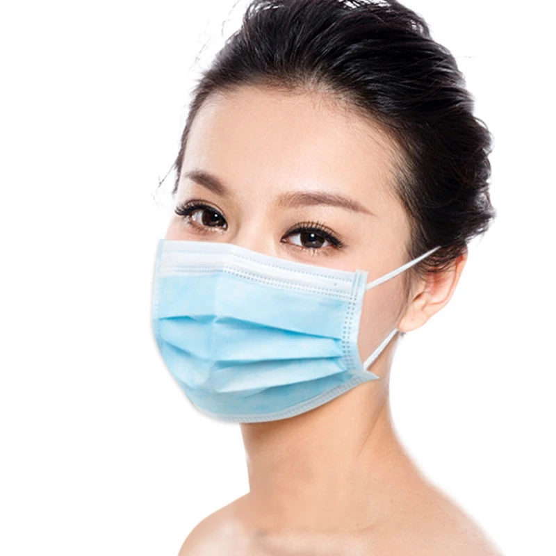 

50PCS Medical Disposable Three-layer Mask Ear Hook Dust-proof Breathable Disposable Ear Hook Mask Can Prevent Air Pollution