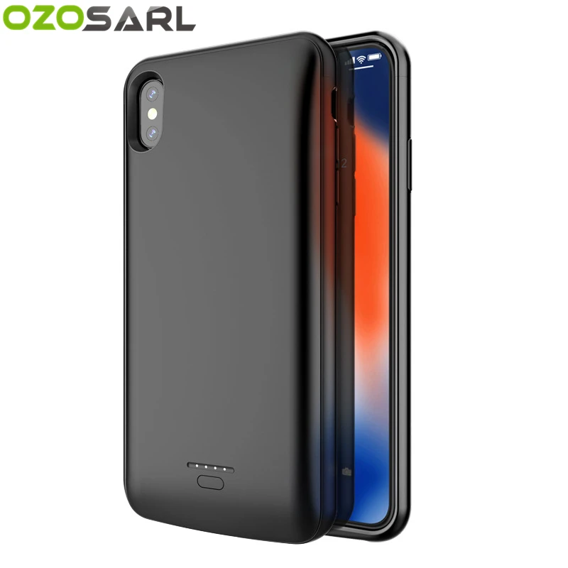 Для iPhone Xs XR зарядное устройство чехол аудио ультратонкий Магнитный 4000 мАч 5000 мАч Powerbank для iPhone Xs аккумулятор Max чехол