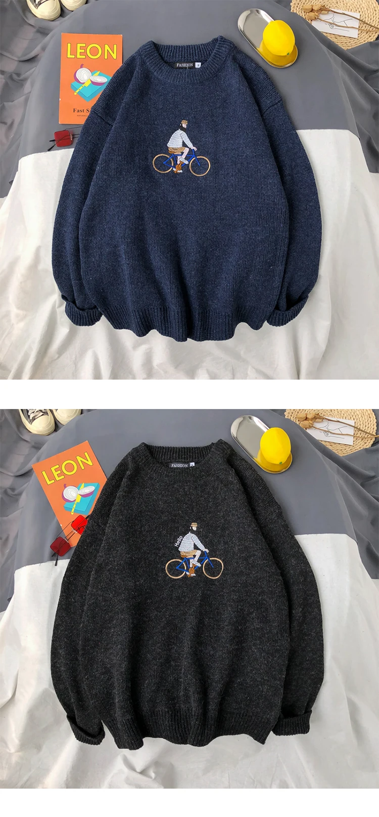 Warm Sweater Men Winter Clothes Computer Knitted Full Mens Sweaters Plus Size Korean Fashion Males Harajuku Top Casual Soft