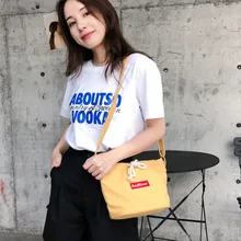 Mori Girl сумка-мешок стиль холст хипстер милая сумка для девочек Сумка через плечо Универсальный корейский стиль простой