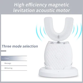 

Electric Toothbrush New U-shaped Waterproof Silicone Whitening Tooth Cleaner Ultrasonic Mouthpiece Brush 2020 new arrivals#30