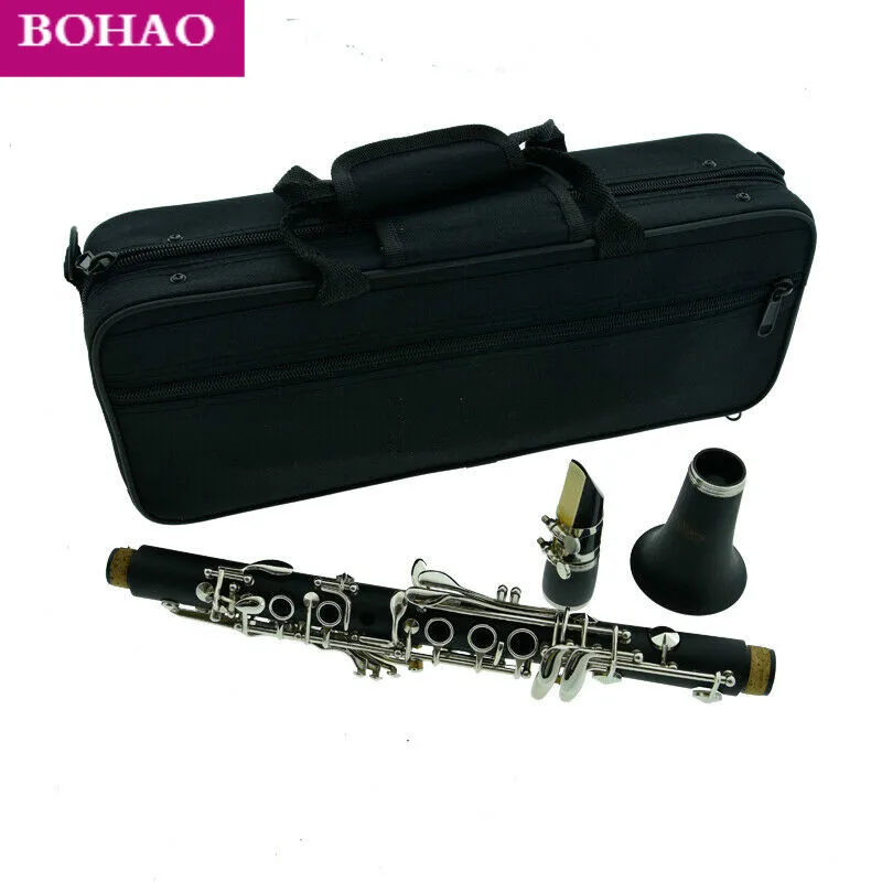 Новинка Профессиональный кларнет Ebonite Eb ключ E плоский чехол с хорошим