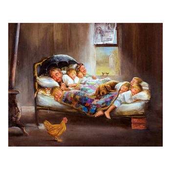 

5D DIY Diamond Embroidery Family Scenery Diamond Painting Landcape Cross Stitch Full Round Rhinestones Christmas Gift