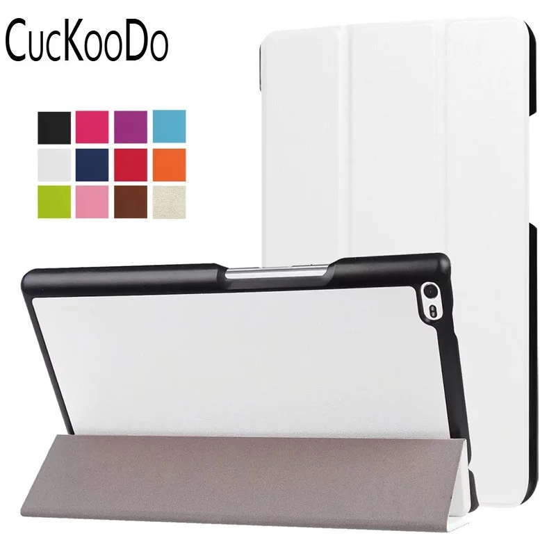 CucKooDo для lenovo Tab 4 ", Tri-Fold ультратонкая подставка смарт-чехол для нового lenovo Tab 4 8 дюймов планшет релиз