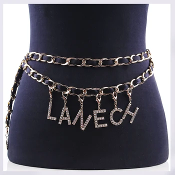 

Statement Waist Chain Crystal Stone Dangle Chain For Women Wedding Bride Jewelry Bohemian Tassel Gifts Accessories